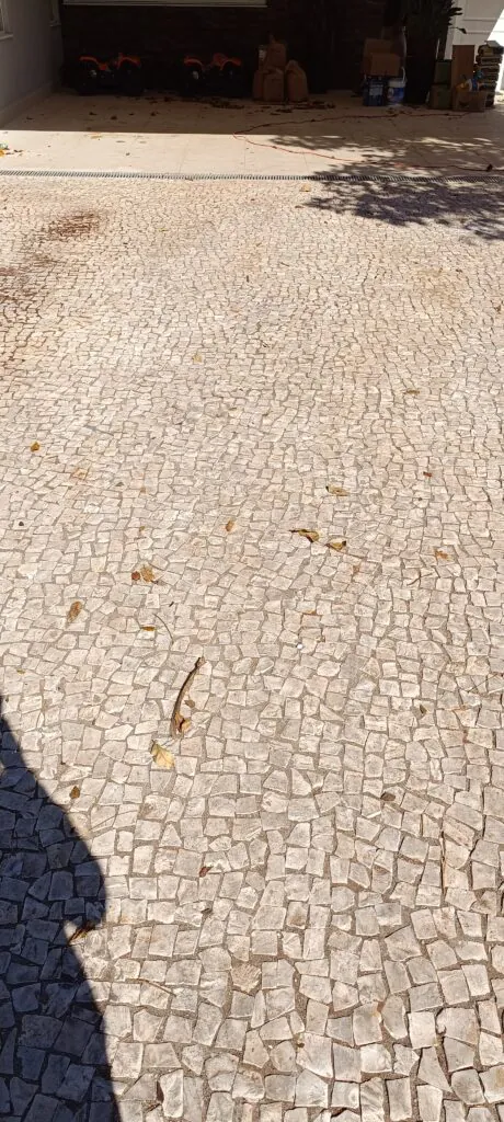 Limpeza de Pedra Portuguesa