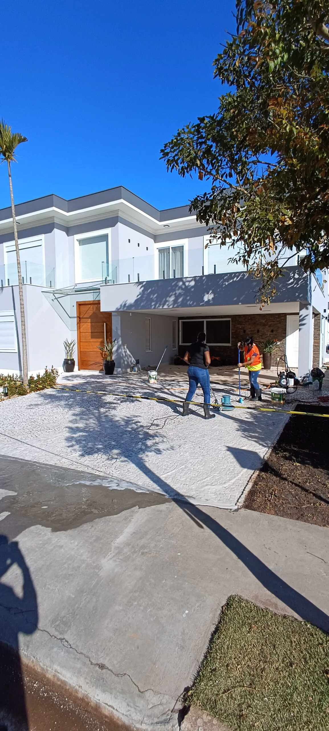 Limpeza de Pedra Portuguesa